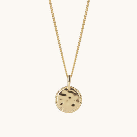 Mini Sun Necklace Gold